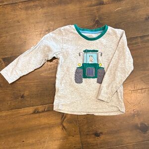 Kids Tractor Graphic Long Sleeve Shirt